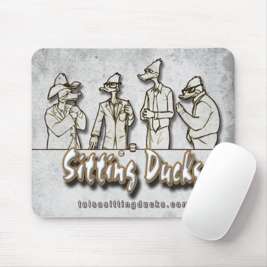 Sitting Ducks "The Quack Pack" Mousepad Muismat (Met muis)