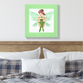 SITTING FAIRY CANVAS AFDRUK (Insitu (Slaapkamer))
