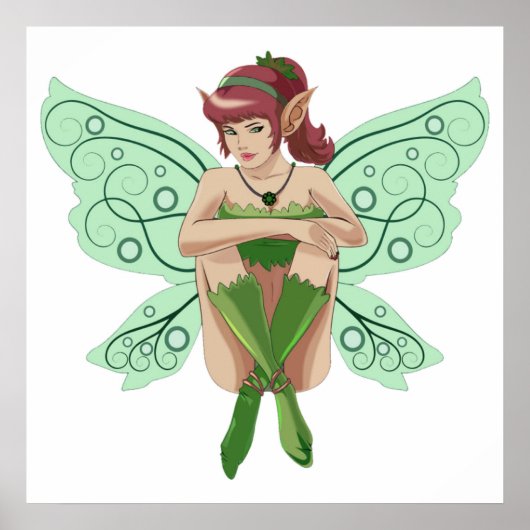 SITTING FAIRY POSTER (Voorkant)