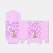Sitting Giraffe Bedankdoosjes (Uitgevouwen)