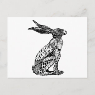 Sitting Hare Briefkaart