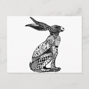 Sitting Hare Briefkaart