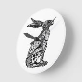 Sitting Hare Ronde Klok (Hoek)