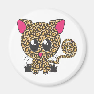 Sitting Jaguar Magneet