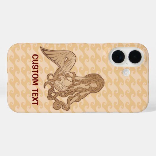 Sitting Mermaid Beige Case-Mate iPhone Case (Achterkant (horizontaal))