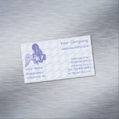 Sitting Mermaid Blue Visitekaartje Magneet (Voorbeeld)