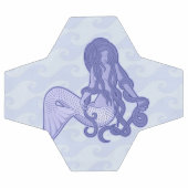 Sitting Mermaid Blue Voetbal (Enkel)