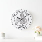 Sitting Mermaid Grote Klok (Huis)