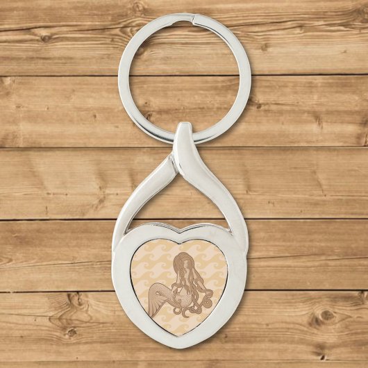 Sitting Mermaid Sleutelhanger