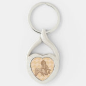 Sitting Mermaid Sleutelhanger (Voorkant)