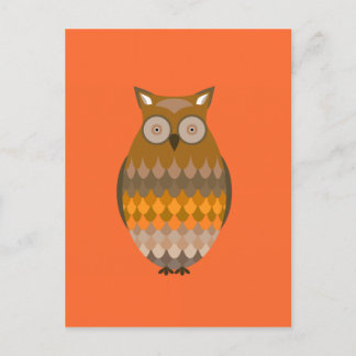Sitting Owl Briefkaart