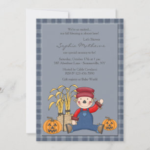 Sitting Scarecrow Uitnodiging