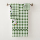 Sitting Snowman Bad Handdoek (Insitu)