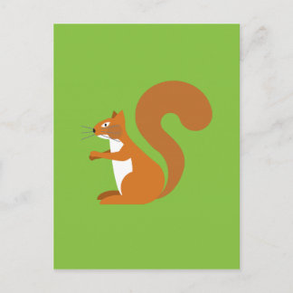 Sitting Squirrel Briefkaart