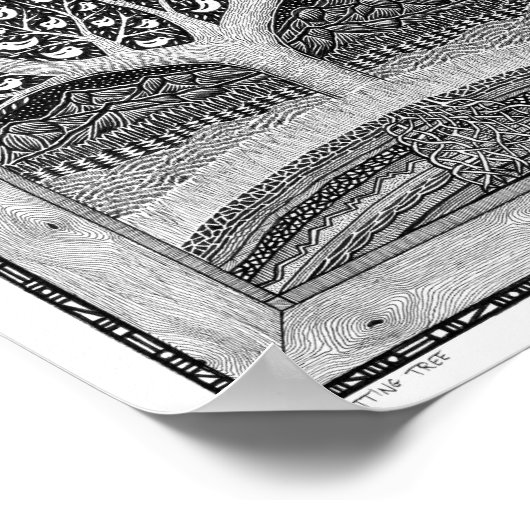 Sitting Tree Poster (Hoek)