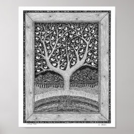 Sitting Tree Poster