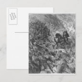 Situatie in de strijd, illustratie van 'Orlando Fu Briefkaart (Voorkant / Achterkant)