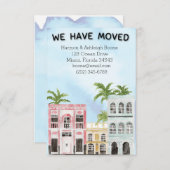 Situation tropicale Faire-part de déplacement (Devant / Derrière)