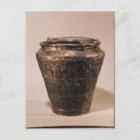 Situla met drie repousse decoratieve banden