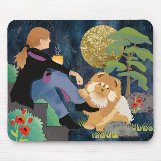 SITZ EN THINKZ Chow - Mousepad Muismat (Voorkant)