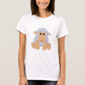 Sitzendes Schaf T-shirt (Voorkant)