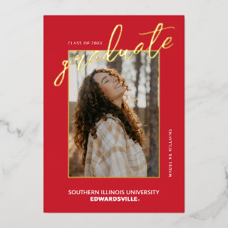 SIUE Afstuderen Folie Uitnodiging