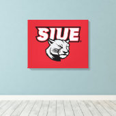 SIUE Cougars Canvas Afdruk (Insitu (Houten vloer))