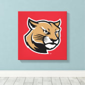 SIUE Cougars Canvas Afdruk (Insitu (Houten vloer))