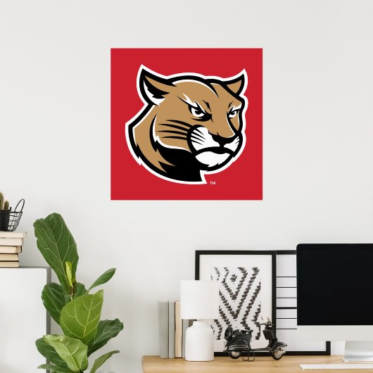 SIUE Cougars Poster (Thuiskantoor)