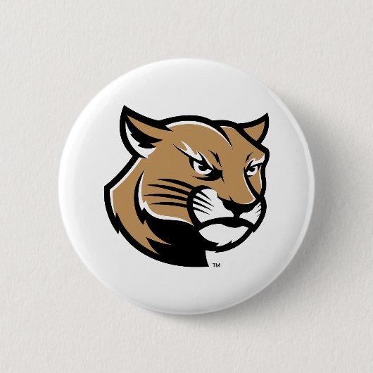 SIUE Cougars Ronde Button 5,7 Cm (Voorkant)