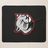 SIUE Cougars Sherpa Deken (Voorkant (horizontaal))