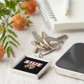 SIUE Cougars Sleutelhanger (Zijkant)