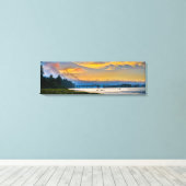 Siuslaw Bridge Canvas Afdruk (Insitu (Houten vloer))