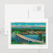 Siuslaw River Bridge in Florence, Oregon Briefkaart (Voorkant / Achterkant)