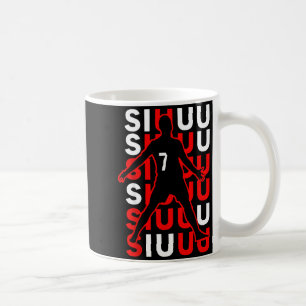 Siuuuu Grappig Voetbal Cadeau Voor Voetbal Fans Fa Koffiemok