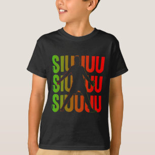 Siuuuu Grappig Voetbal Cadeau Voor Voetbal Fans Fa T-shirt