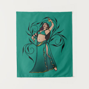 Sivoney Belly Dancer Goddess Wandkleed