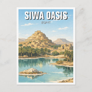 Siwa Oase Egypte Reizen Briefkaart