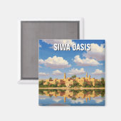 Siwa Oasis Egypt Travel Magneet (Voorkant / Achterkant)