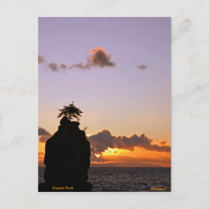 Siwash Rock, carte postale de Vancouver