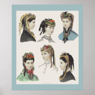 Six Beautés Victoriennes - Grande Affiche - Person