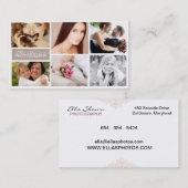 Six cartes de visite de photo de PICS (Devant / Derrière)