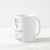 Six de corneilles a inspiré la tasse (Devant droit)