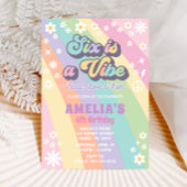 Six est une invitation à l'anniversaire