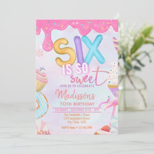 six est une invitation si douce (Debout devant)