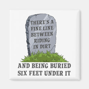 Six Feet Under Dirt Bike Motocross Aimant pour Réf