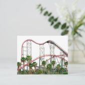 Six Flags Magic Mountain Briefkaart (Staand voorkant)