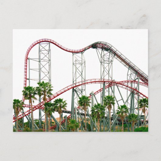 Six Flags Magic Mountain Briefkaart (Voorkant)