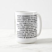 Six Grandfathers Koffiemok (Voorkant rechts)