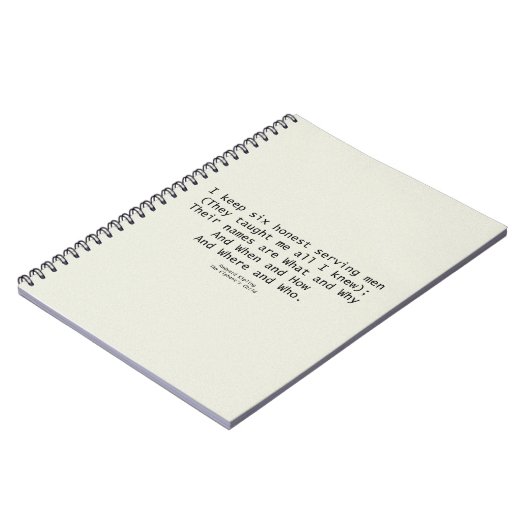 Six hommes servants carnet (Côté gauche)